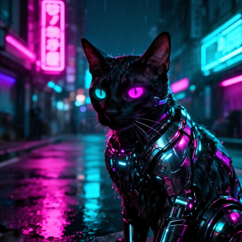 Cyberpunk Neon portrait
