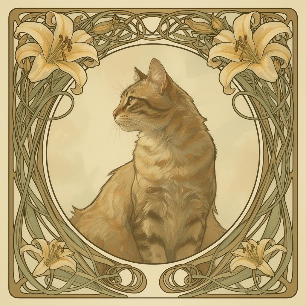 Art Nouveau portrait